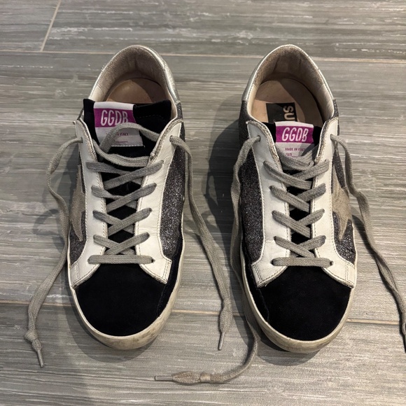 Golden Goose - charcoal suede, glitter - Picture 2 of 5